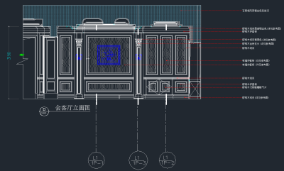 客厅墙板生产CAD图库，墙板CAD施工图纸下载