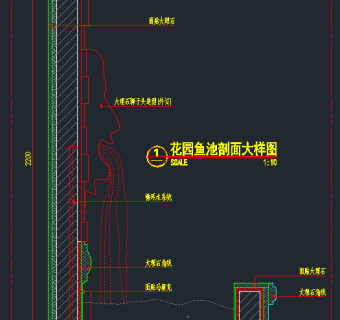 原创游泳池全套详细的CAD图库，游泳池CAD施工图纸下载