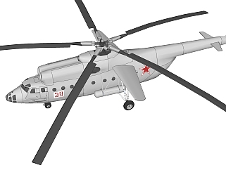苏联MI-6吊钩重型运输<em>直升</em>机su模型,苏联MI-6吊钩重型...