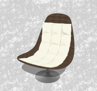 现代靠椅sketchup模型，椅子草图大师模型下载