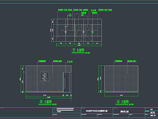 高档办公空间全套施工图，办公空间CAD施工图下载