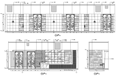 <a href=https://www.yitu.cn/sketchup/diantizoulang/index.html target=_blank class=infotextkey>走廊</a>立面图3