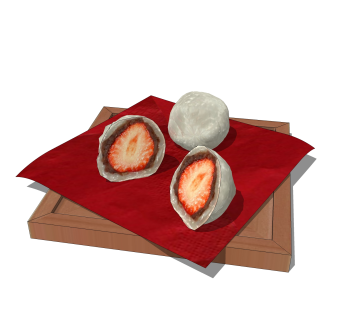 现代食物免费su模型，食品草图大师模型下载