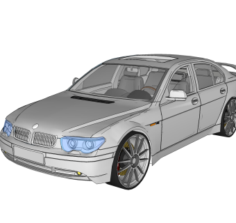 现代汽车免费su模型，现代汽车sketchup模型，汽车su素材下载