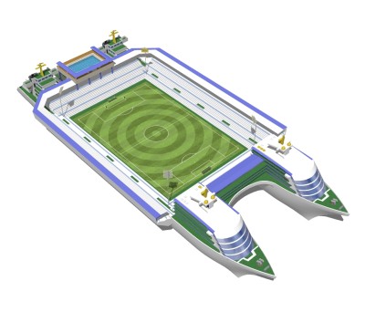 体育馆草图大师模型，体育馆SU模型下载