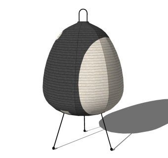 创意台灯sketchup模型下载