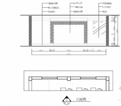 [浙江]现代消防<a href=https://www.yitu.cn/su/8159.html target=_blank class=infotextkey>楼</a>室内<a href=https://www.yitu.cn/su/7590.html target=_blank class=infotextkey>设计</a>装修施工图<a href=https://www.yitu.cn/sketchup/huiyishi/index.html target=_blank class=infotextkey>会议室</a>立面图