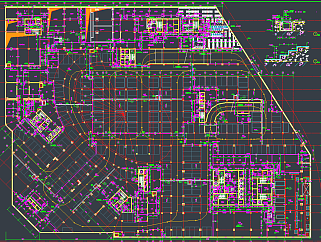 [北京]某十七层商业综合楼建筑施工图，商业综合楼建筑CAD施工图纸下载