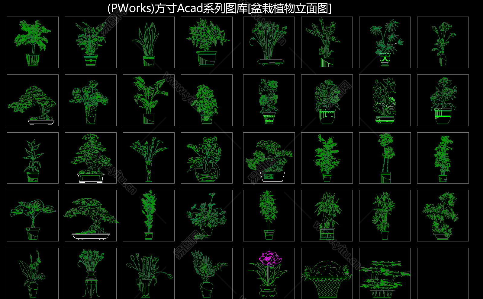 园林景观CAD施工图，园林景观CAD建筑图纸下载 - 易图网