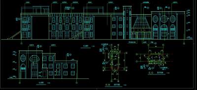 经典幼儿园施工图，幼儿园cad设计图纸下载