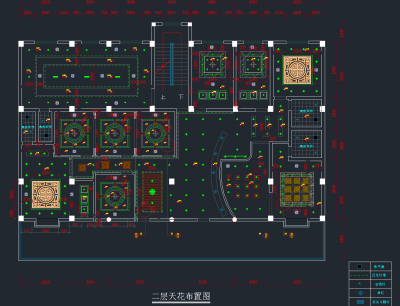 森林花园全套CAD施工图，花园CAD建筑图纸下载