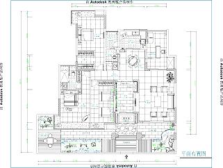 新中式四居室设计施工图附效果图及CAD模型下载