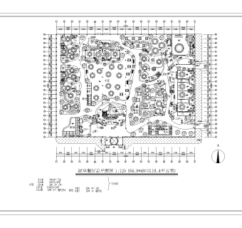 生态餐厅平面图CAD图纸下载