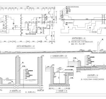 喷水池CAD工程图纸免费下载