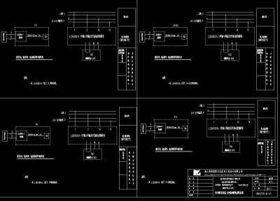 制药车间消防建筑电气施工图CAD图纸