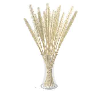 芦苇花瓶摆件草图大师模型,现代摆件su模型下载