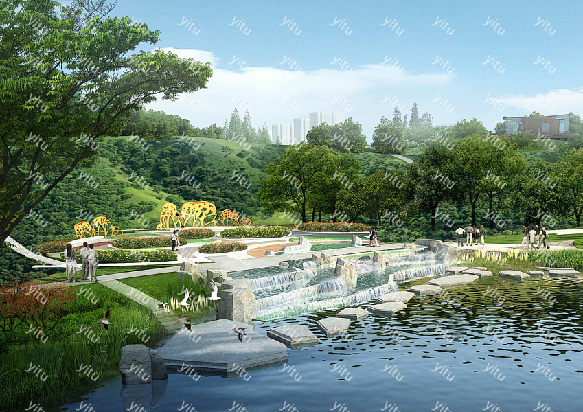 创意湖景公园景观设计方案