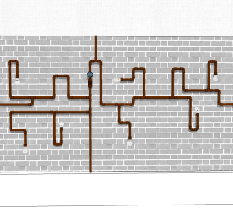 工业风壁灯草图大师模型，壁灯skp模型下载