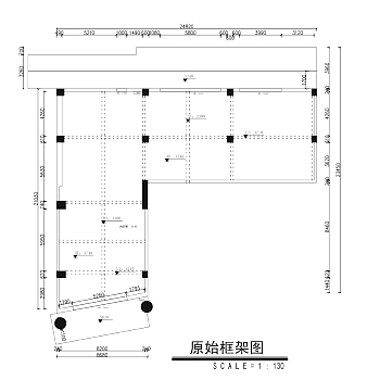 李不管把把烧烤店施工图