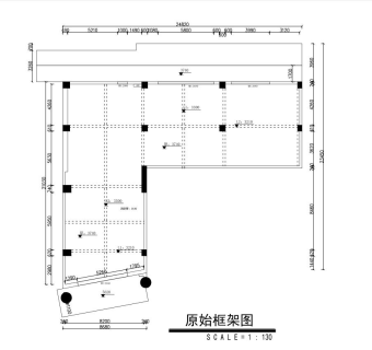 李不管把把烧烤店施工图