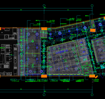 特色拉面店CAD施工图，拉面店CAD建筑图纸下载