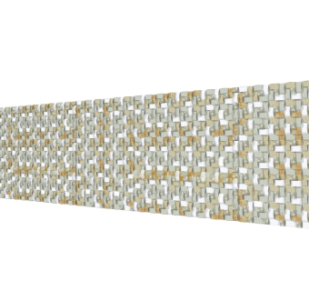 现代景观墙围墙草图大师模型，景观墙围墙sketchup模型下载