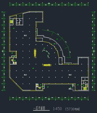 现代五层商场建筑方案图，商场CAD施工图纸下载