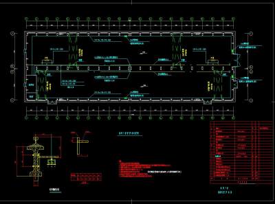 机械修理厂房电气施工图CAD图纸