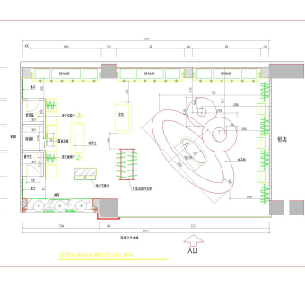 现代服装店室内装修图cad图纸下载