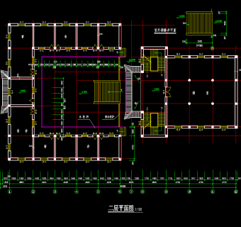 古寺庙修建工程CAD图纸，古寺庙建筑施工图纸下载