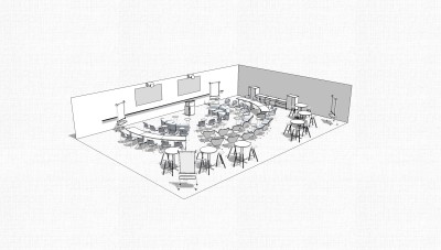 会议台草图大师模型，会议台sketchup模型，会议台su素材下载