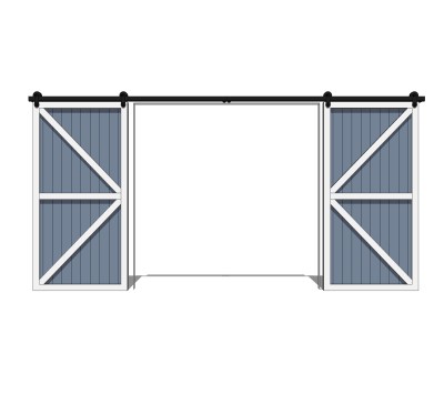 车库门草图大师模型，车库门SU模型下载