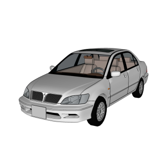 现代汽车免费su模型，现代汽车草图大师模型下载