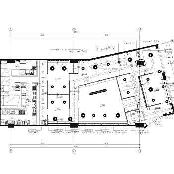 中餐厅餐饮机电图+施工图+效果图方案