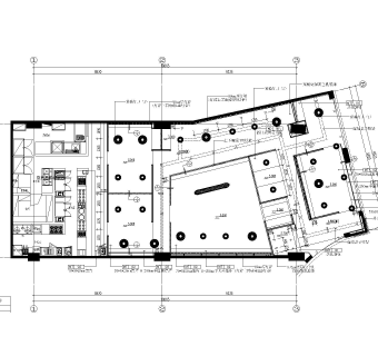 中餐厅餐饮机电图+施工图+效果图方案