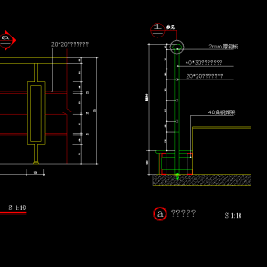 栏杆全套详细的CAD图库，栏杆CAD设计图纸下载