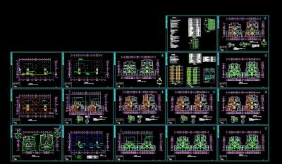 住宅楼电气施工图CAD图纸