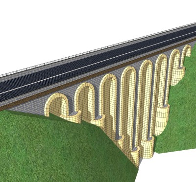 现代桥梁草图大师模型下载，sketchup桥梁su模型分享