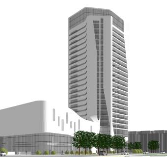 现代酒店草图大师模型，酒店sketchup模型免费下载