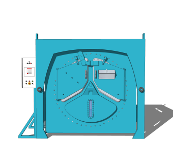 现代洗衣机草图大师模型，洗衣机SKP模型下载