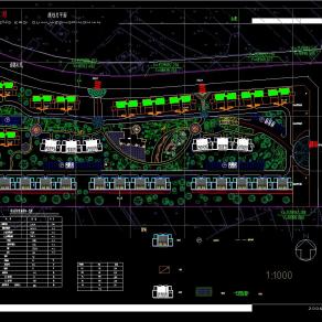 小区规划平面图CAD图纸下载