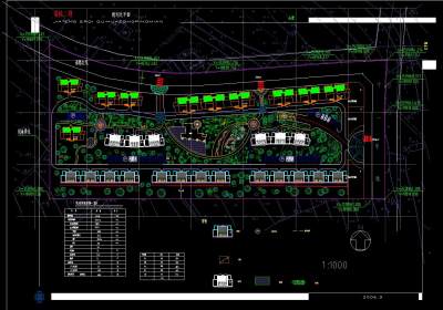 小区规划平面图CAD图纸下载