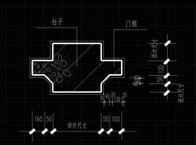 藏式门CAD图纸，藏式门CAD施工图下载