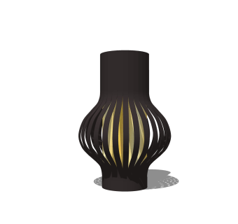 现代落地灯su模型免费下载，落地灯草图大师模型