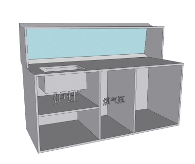 炸鸡车sketchup模型下载