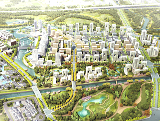 海派文化景观江南片区城市规划设计案例