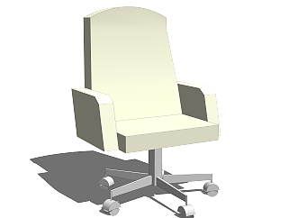 现代<em>办公室</em>转椅<em>草图大师模型</em>，转椅sketchup模型下载