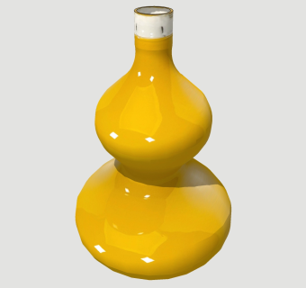  现代陶瓷器皿草图大师模型，陶瓷器皿sketchup模型下载