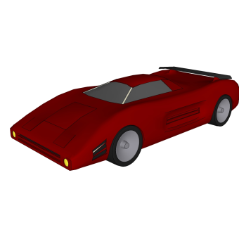 现代汽车免费su模型，现代汽车sketchup模型，汽车su素材下载