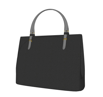 女士黑色手提包草图大师模型,服装店衣架su模型下载